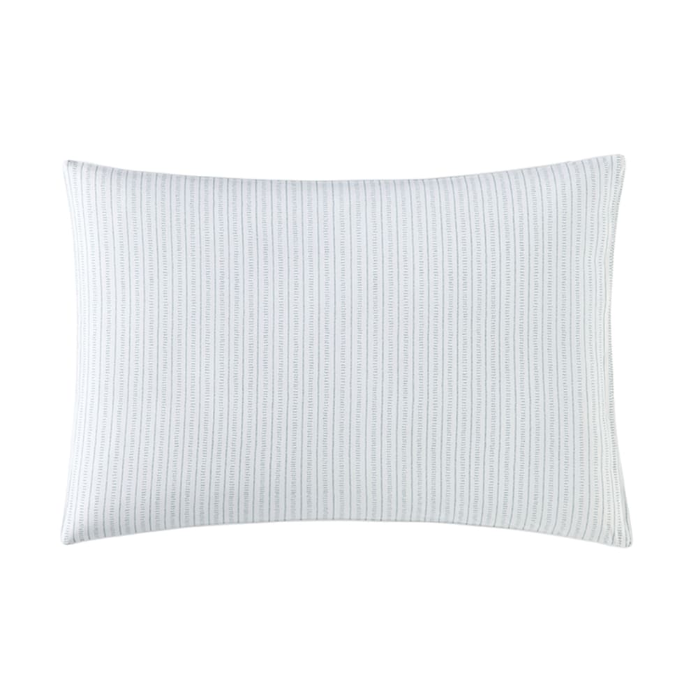 Taie d'oreiller en percale de coton bleu 50x75 — vue 3