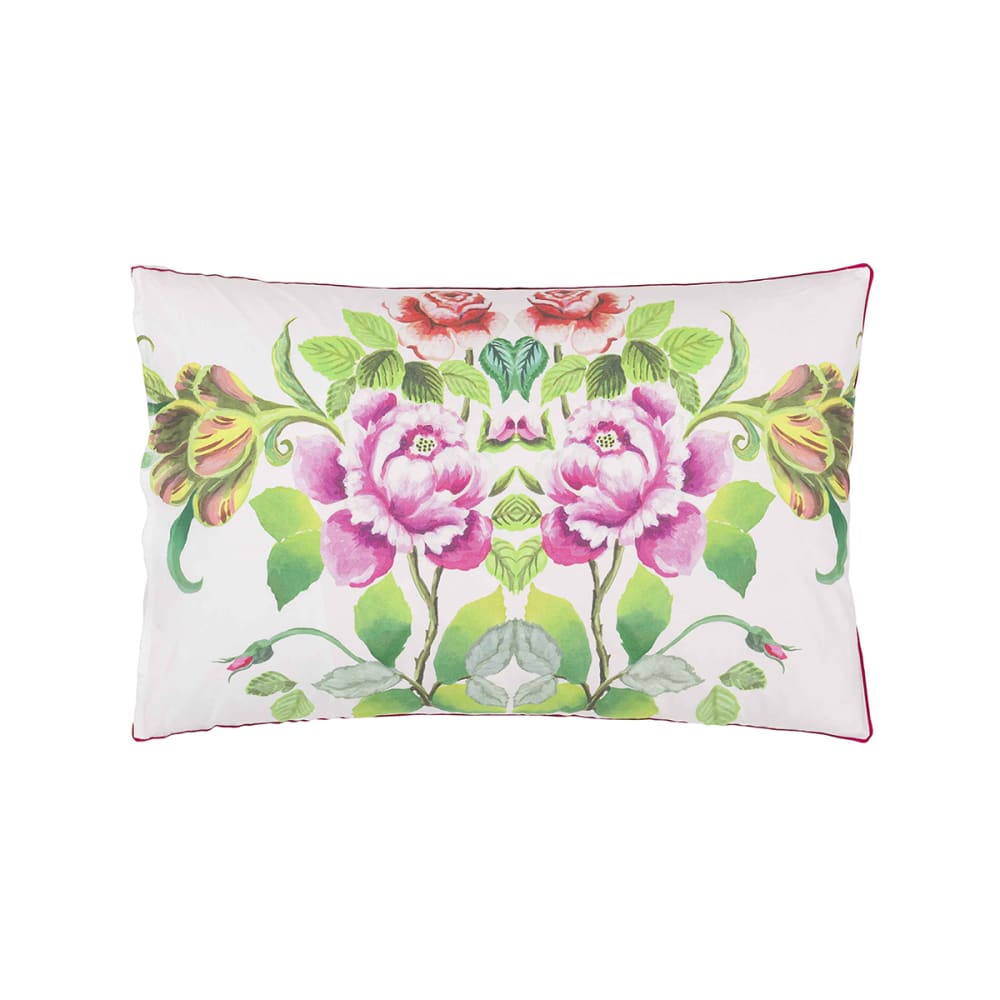 Taie d'oreiller en percale de coton multicolore 50x75cm