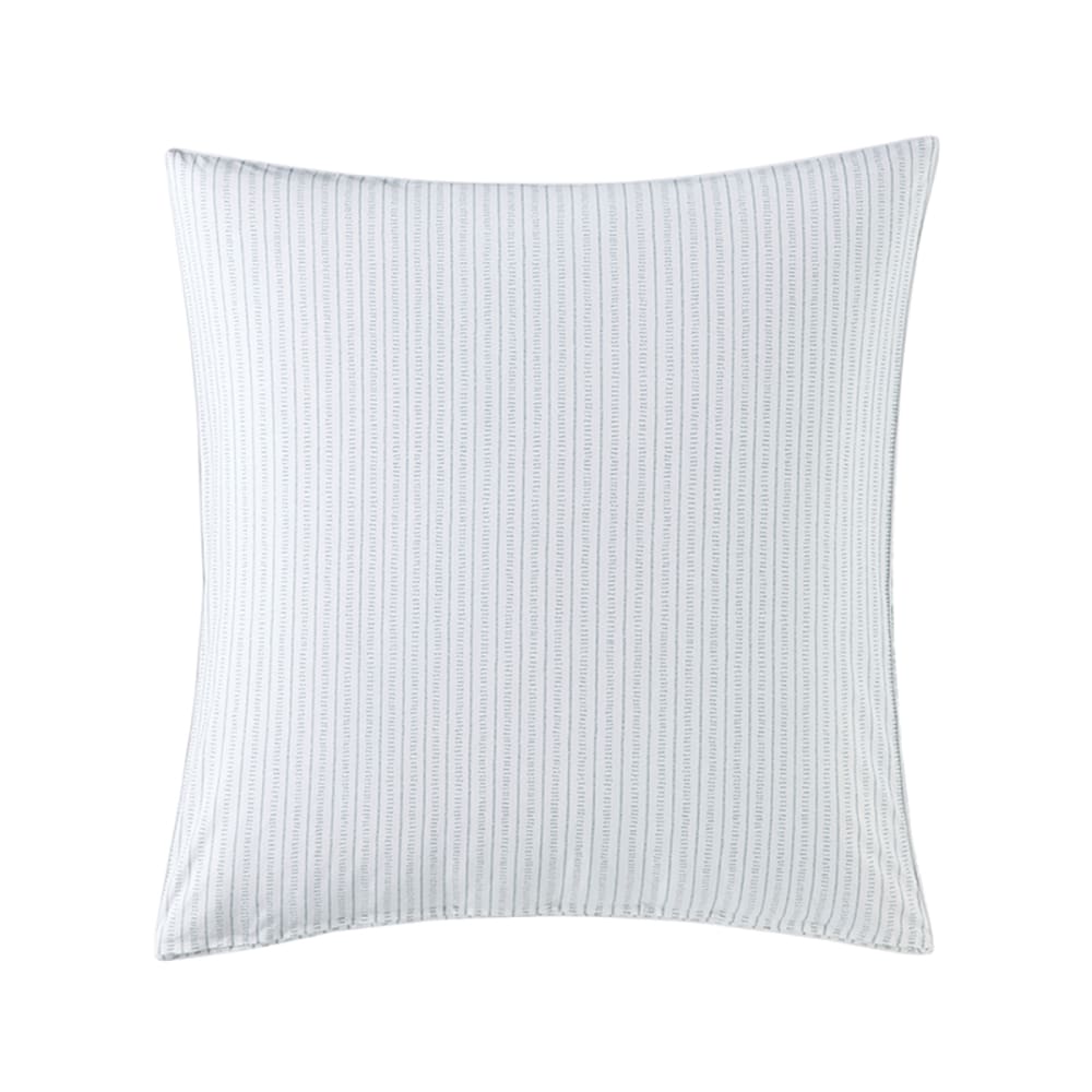Taie d'oreiller en percale de coton bleu 65x65 — vue 3