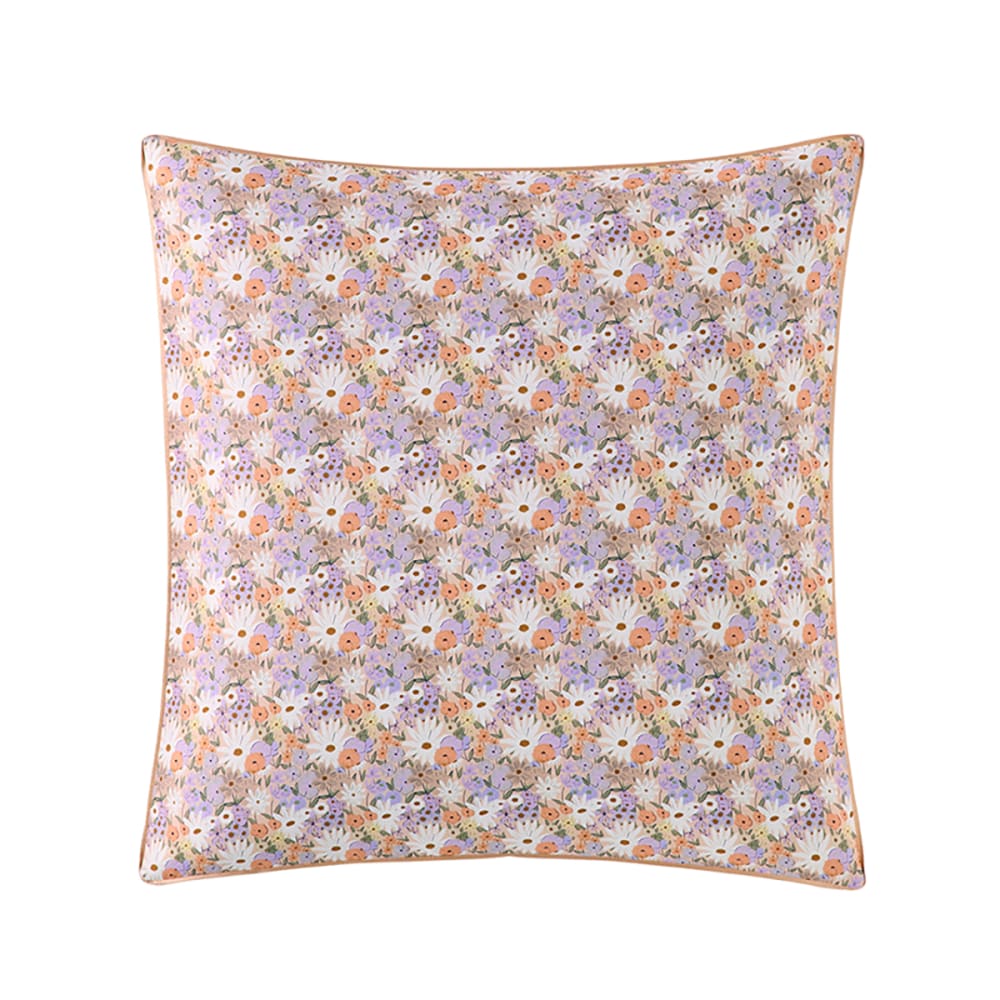 Taie d'oreiller en percale de coton multicolore 65x65