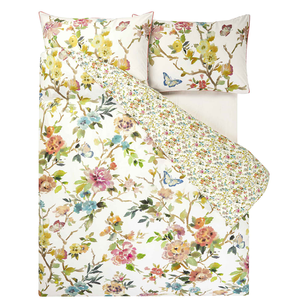 Housse de couette en percale de coton multicolore 140x200cm — vue 3