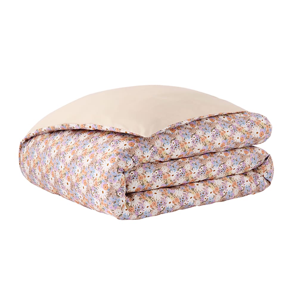 Housse de couette en percale de coton multicolore 140x200 — vue 3