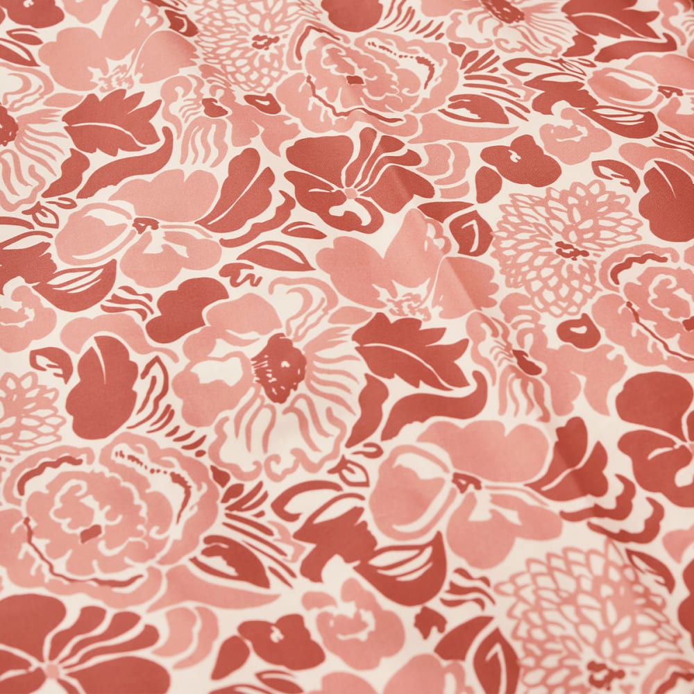Parure de lit en percale de coton rose 200x200 — vue 4