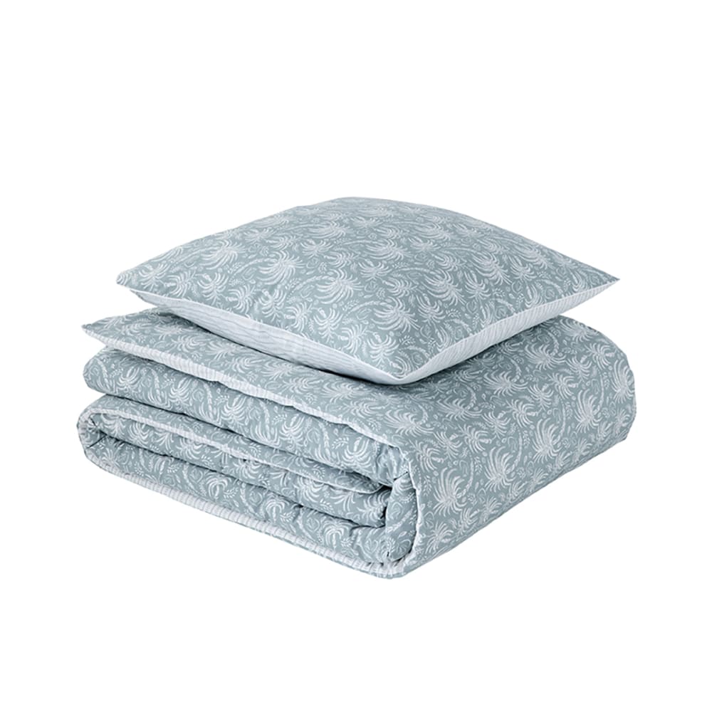 Parure de lit en percale de coton multicolore 200x200 — vue 3