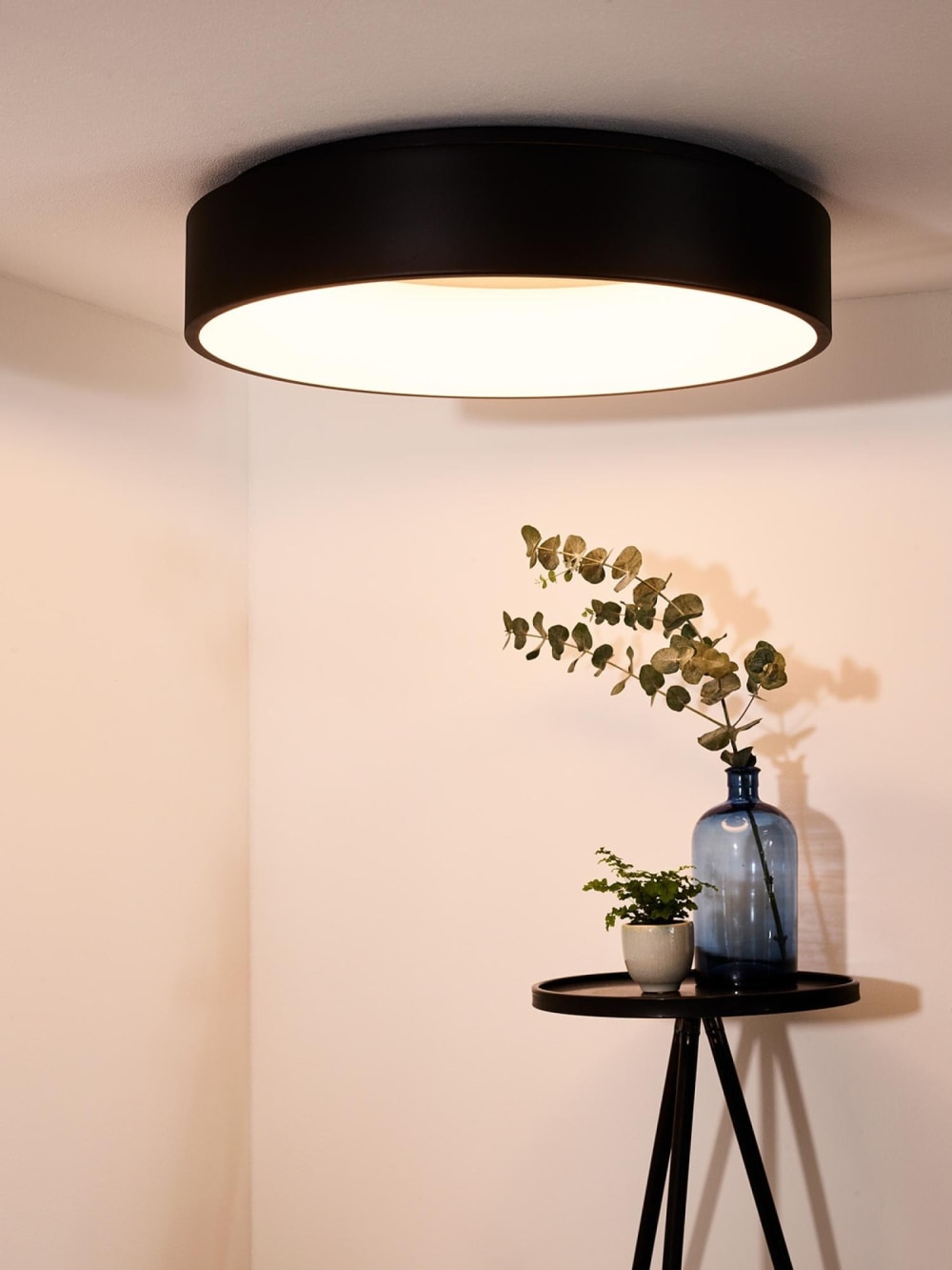Plafonnier métal noir 60 cm - Maisons du Monde