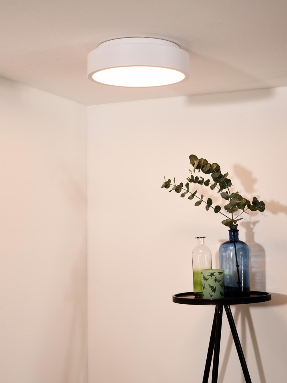 Plafonnier métal blanc 30 cm - Maisons du Monde