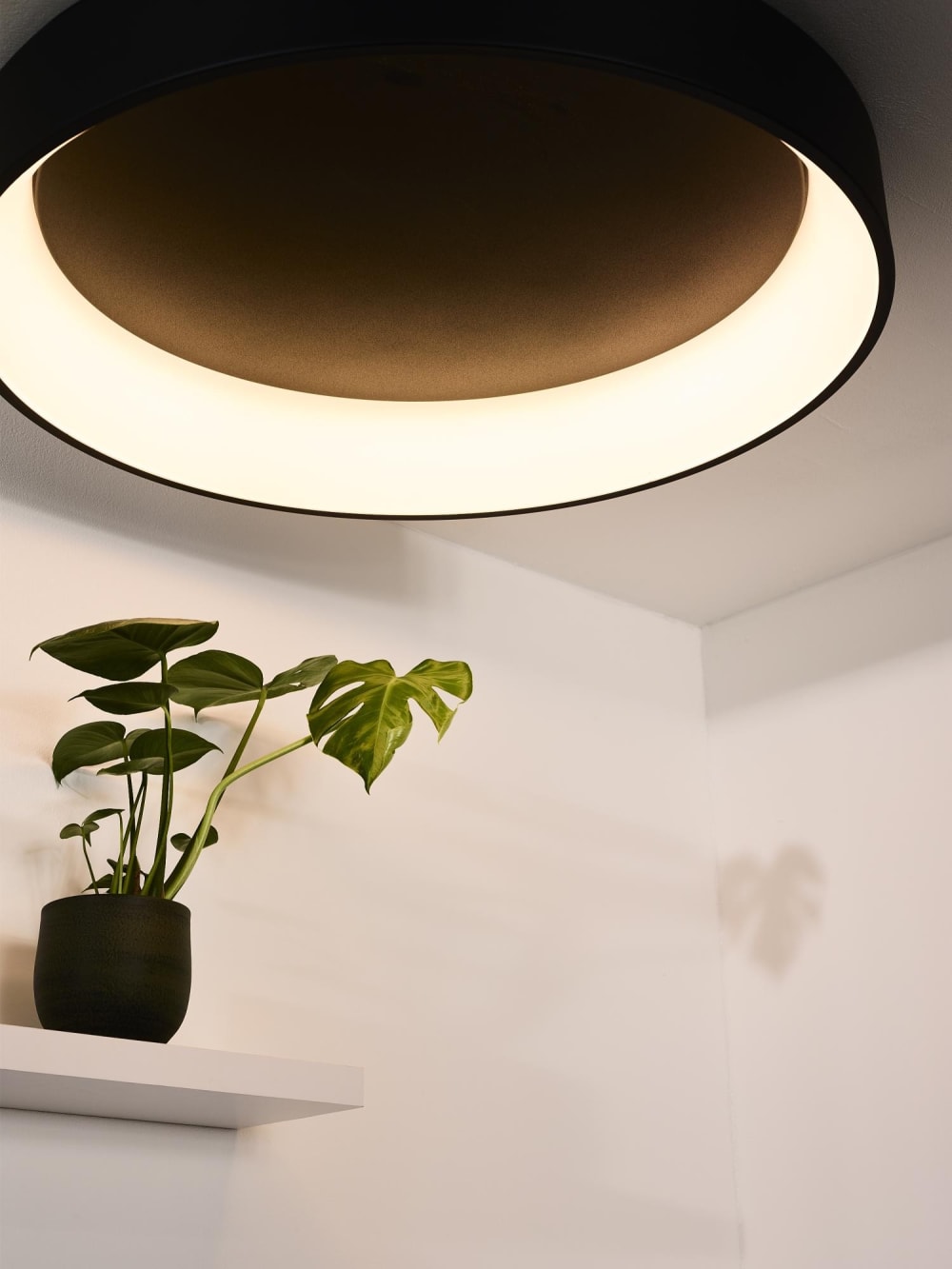 Plafonnier métal noir 80 cm - Maisons du Monde