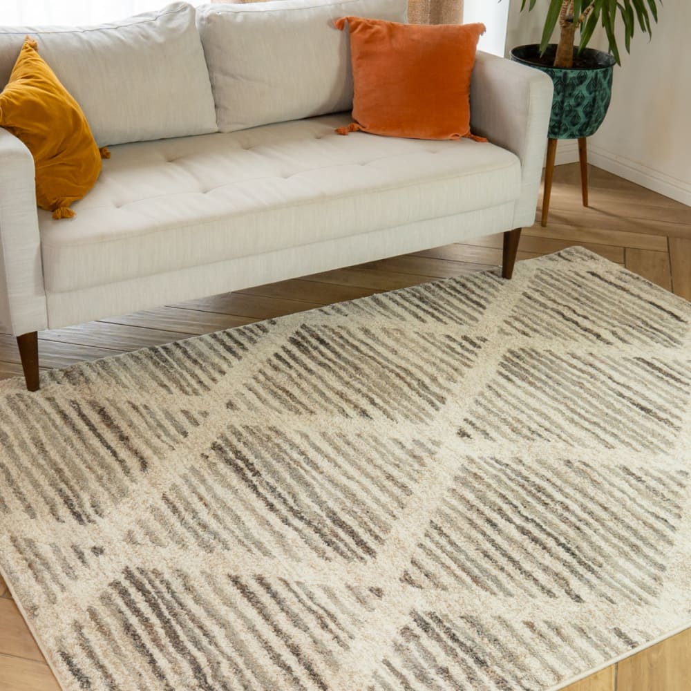 Tapis déco intérieur style berbère losanges 160x230cm — vue 3