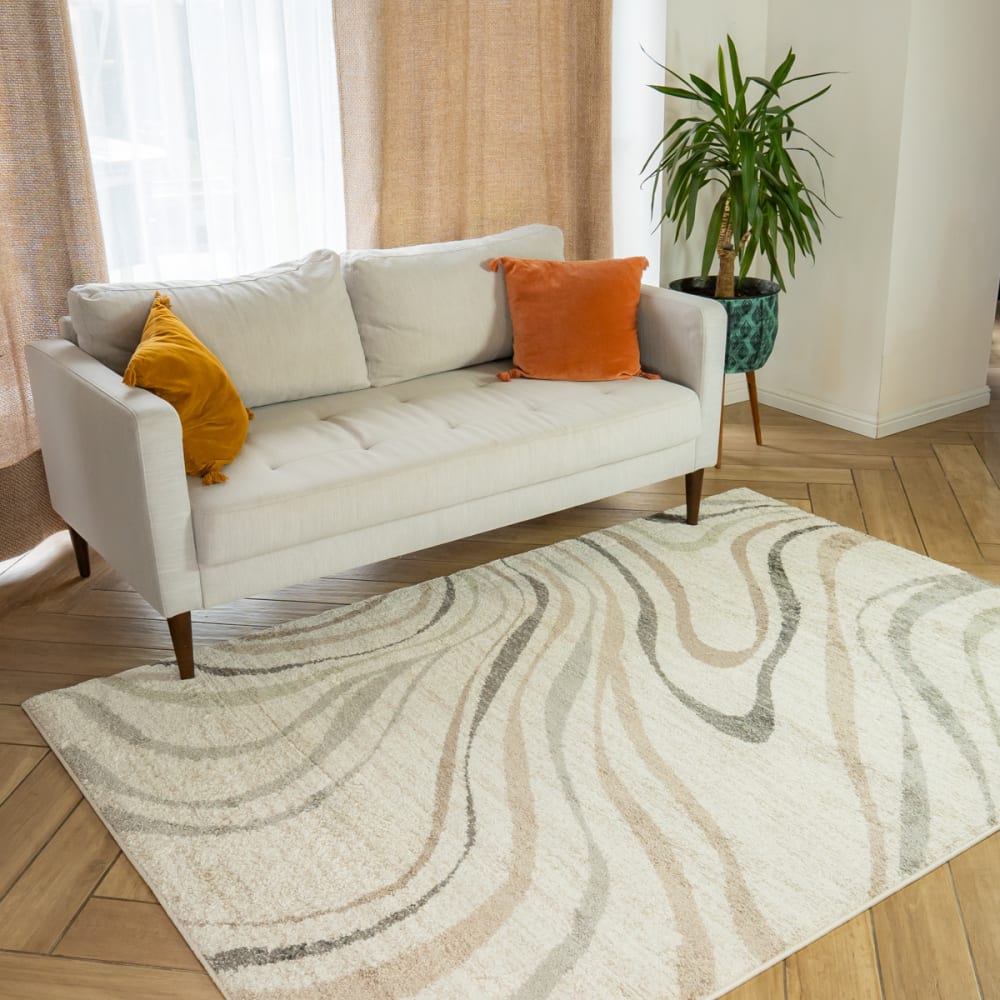 Tapis déco intérieur design abstrait 160x230cm — vue 3