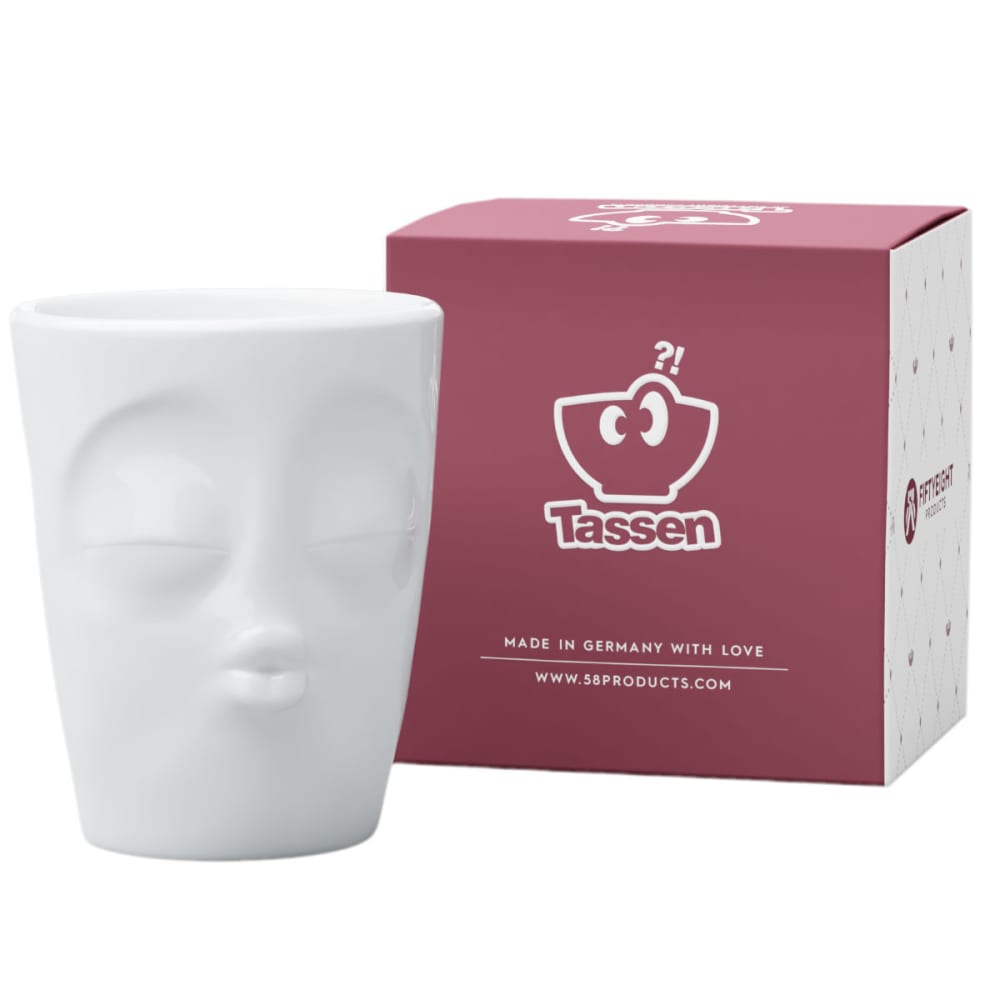 Mug en porcelaine 35cl  Bisou porcelaine de chine 12 x 12 x 9 cm - Maisons du Monde