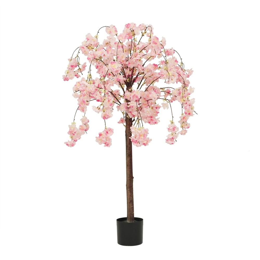 Cerisier artificiel retombant rose 110cm - Maisons du Monde