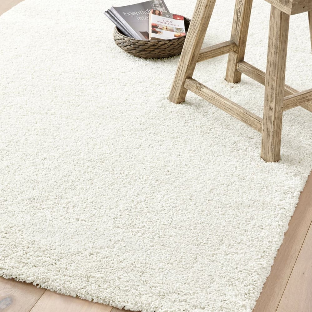Teppich im ethnischen Stil weich und voluminös 80 x 150 cm -