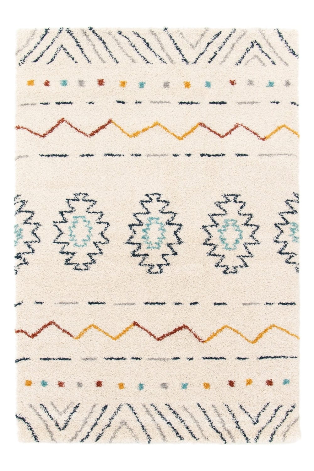 Tapis enfant doux et volumineux beige 120 x 170