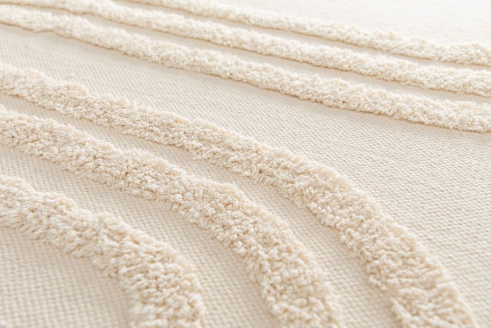 Tapis enfant tufté en coton lavable a la machine beige 160 x 230 (AFK Living) - Image 2