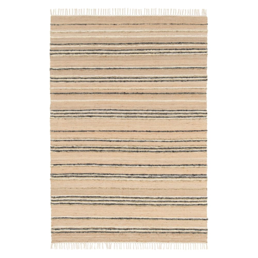 Tapis rayé fait main