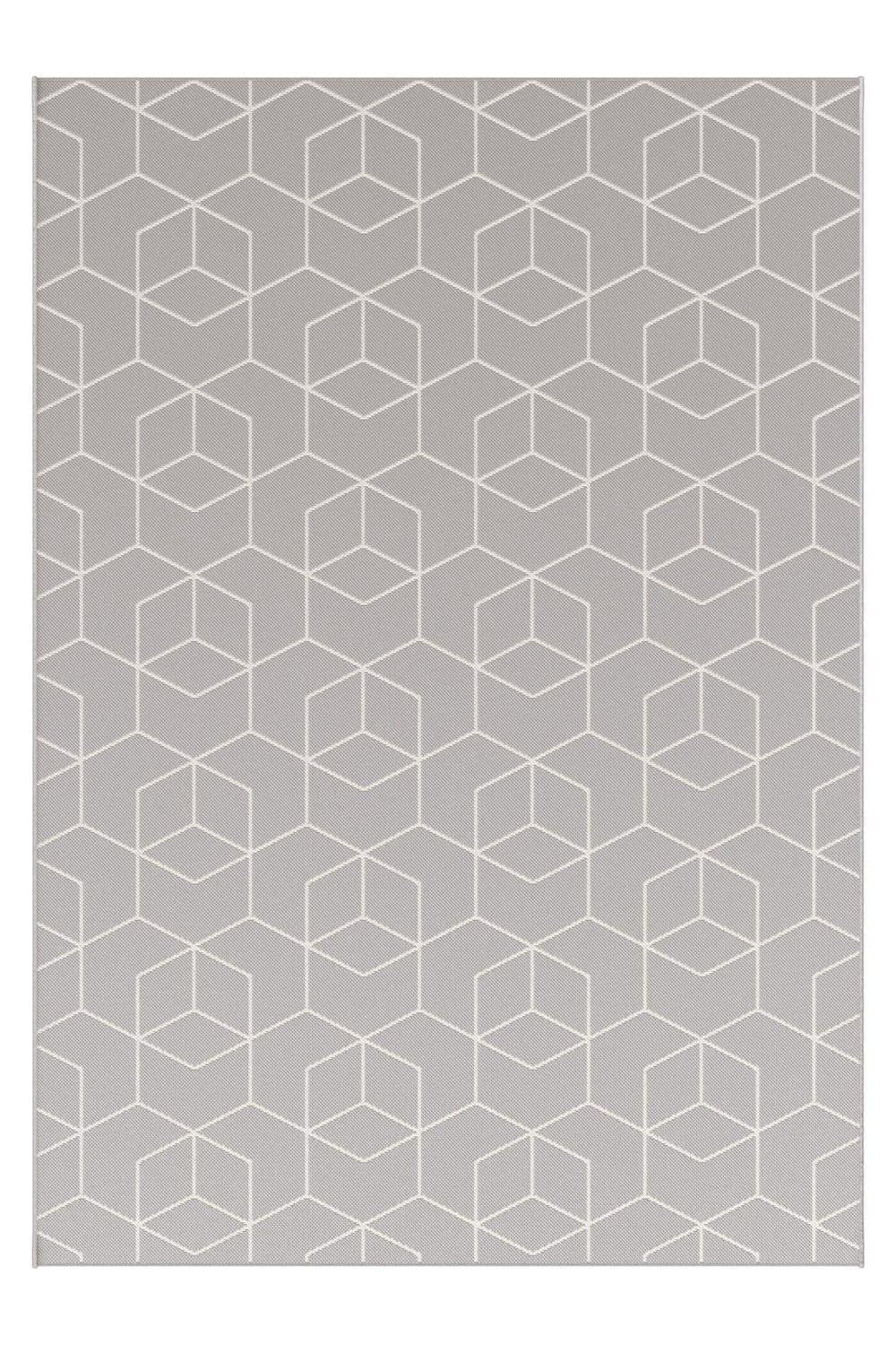 Tapis design intérieur extérieur gris 160 x 230