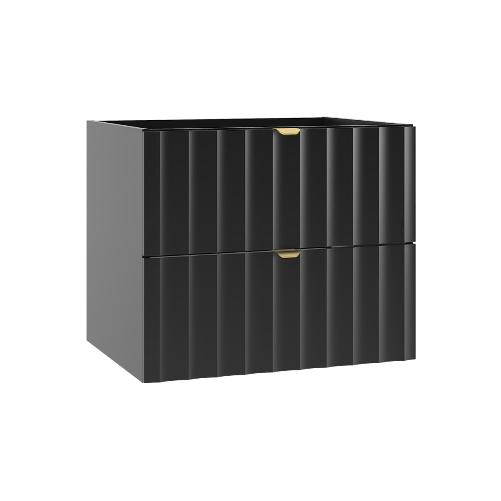 Meuble sous-vasque stratifiés noir