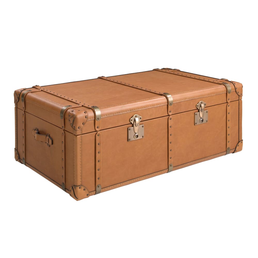 coffre élégant en cuir