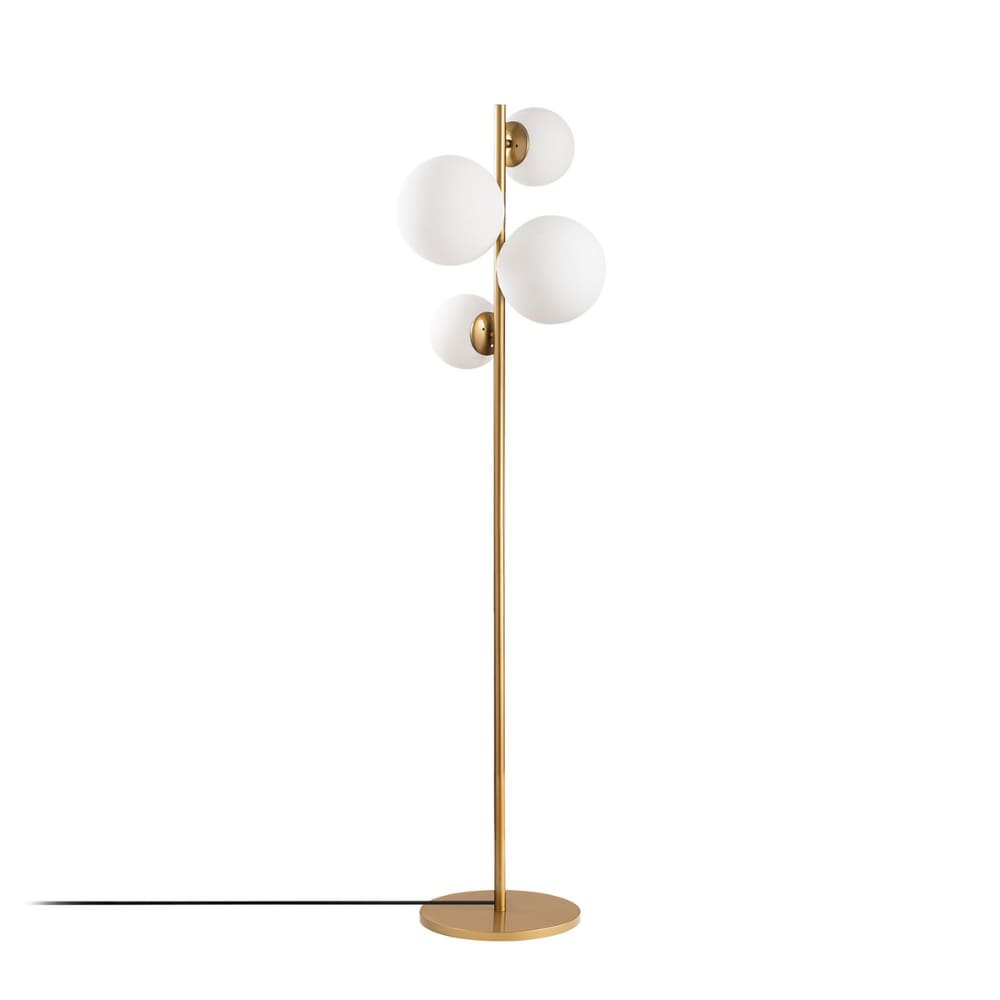 Vintage-Stehleuchte in Gold – 4 Lampen - Maisons Du Monde