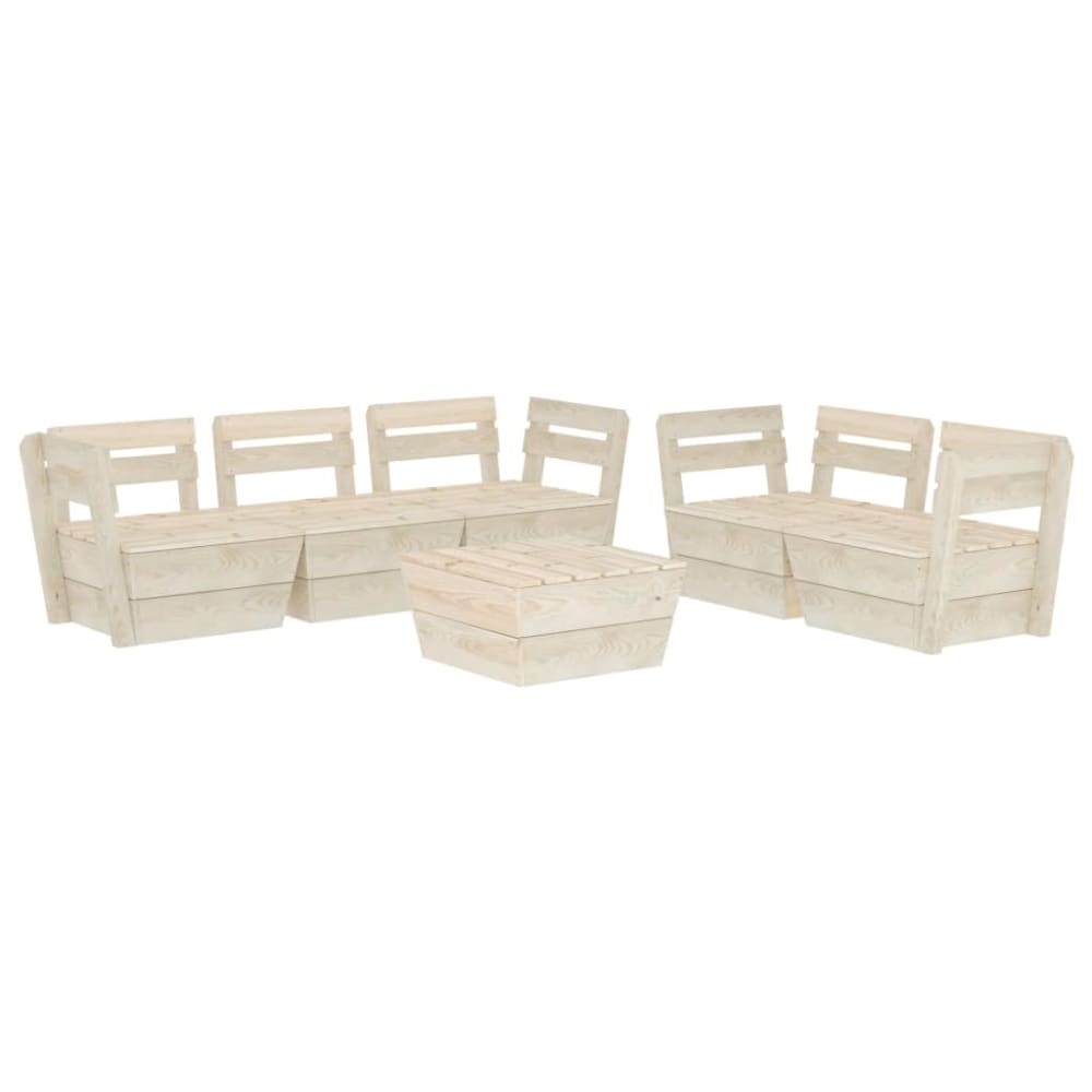 Salon de jardin meuble bois marron 60 x 60 x 65 cm