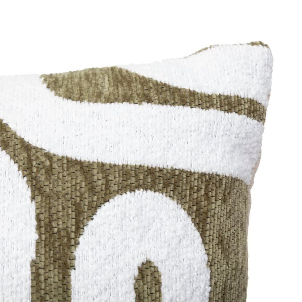 Housse de coussin blanc[ ]polyester[ ]30 x 50cm — vue 4