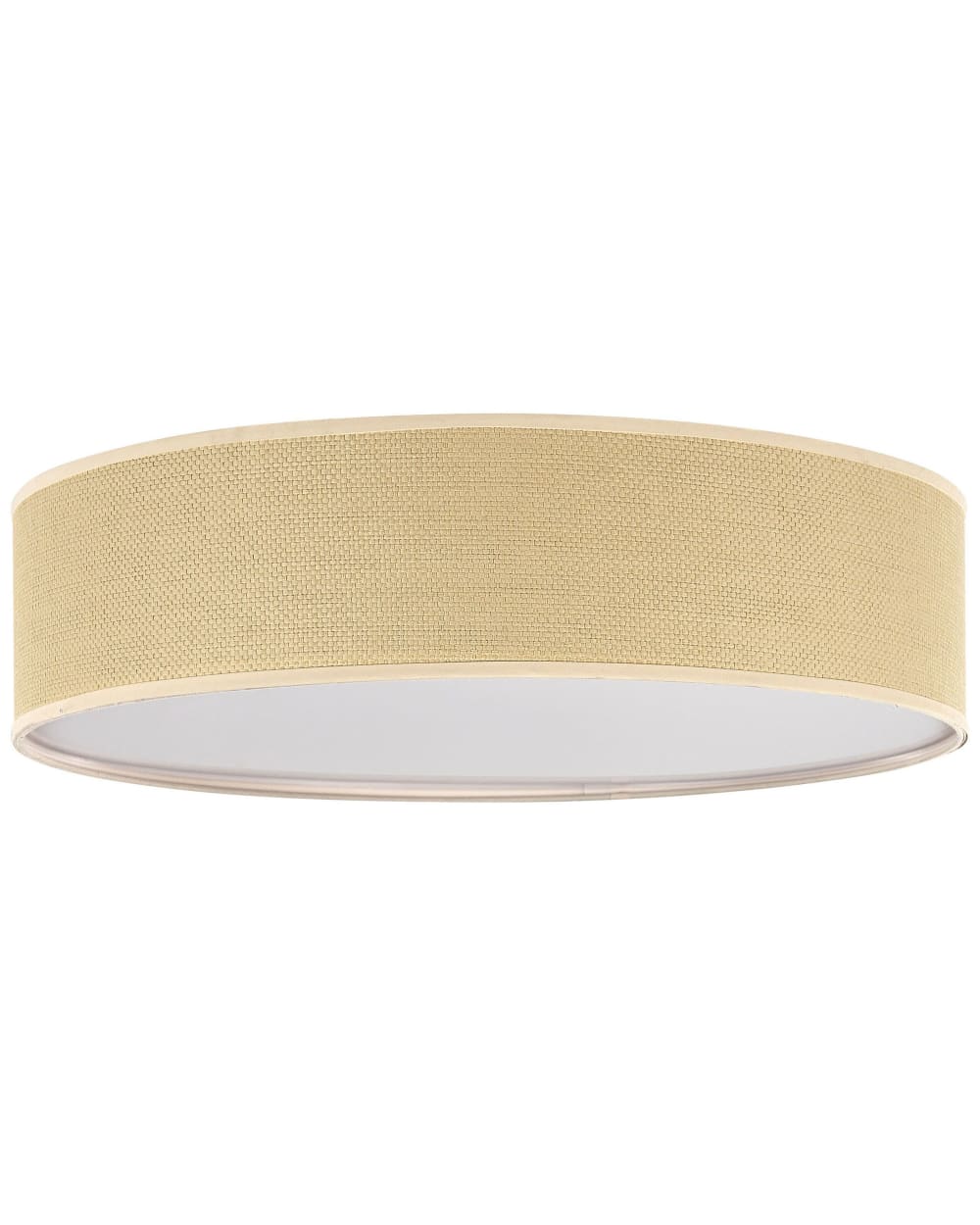 Beliani Deckenleuchten aus Stoff 15cm, naturfarben style modern Braun Papier