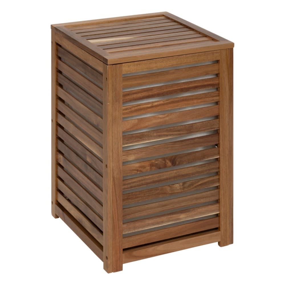 Panier à linge 65l bois acacia - Maisons du Monde