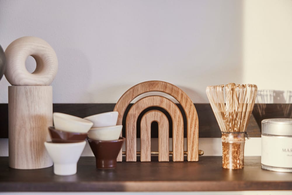 Dessous de plat en bois H1.5x11x13cm