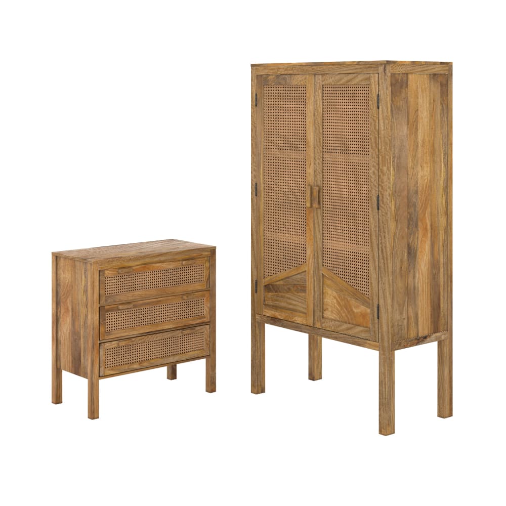 Maison Pavane Kommode und Schrank aus Mango-Holz style exotic Braun Holz