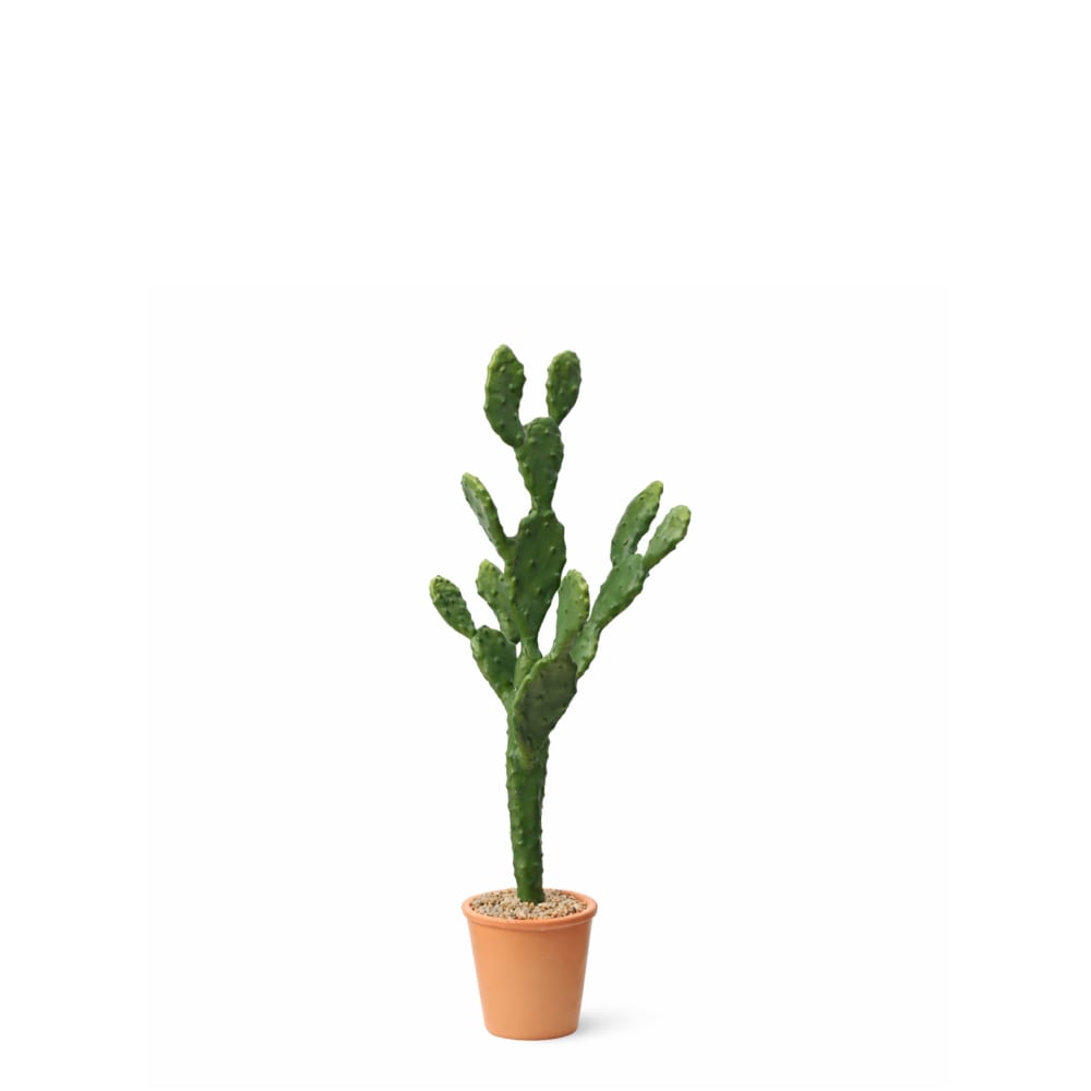 cactus artificiel vert - pot