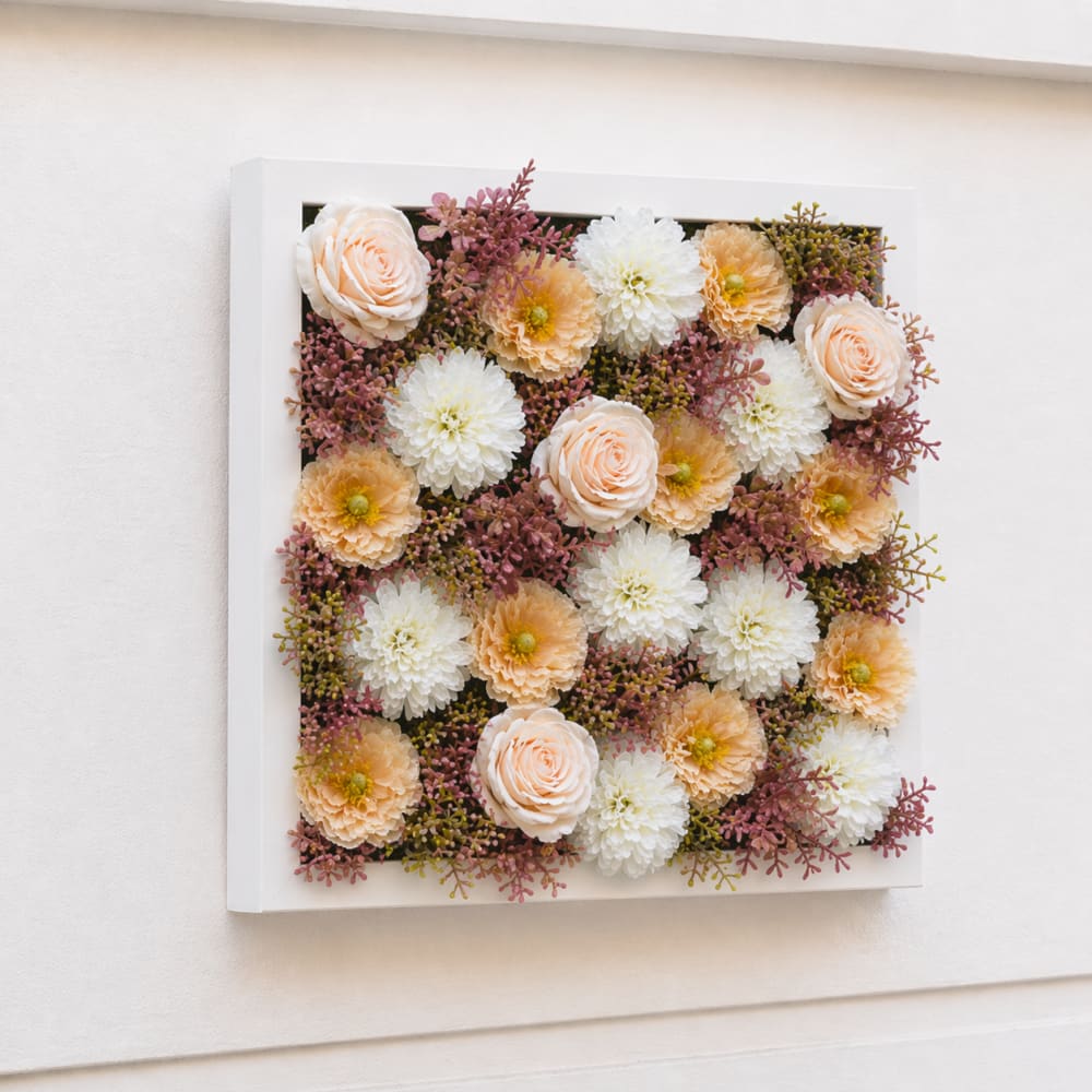 Feuillage de succulente artificiel marron h19 — vue 4