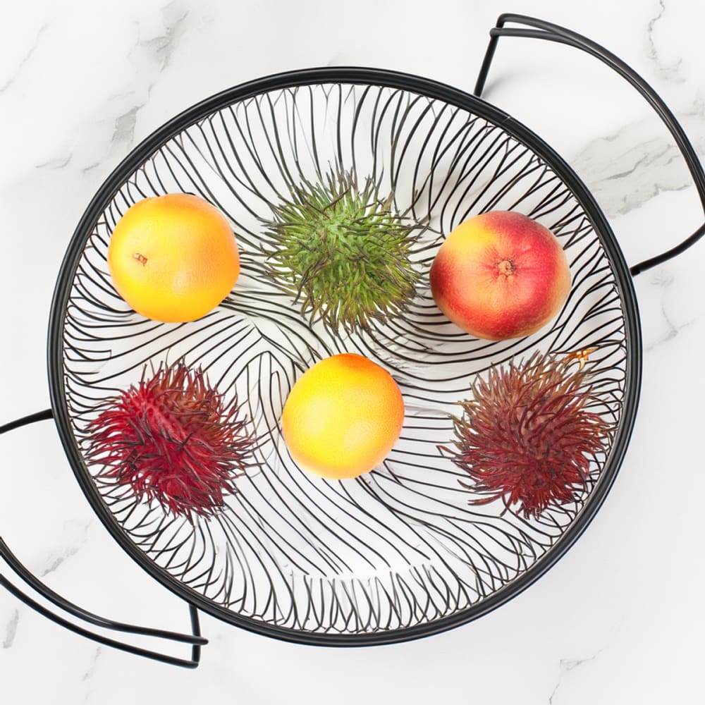Set de 3 fruits artificiels ramboutan rouge bordeau et vert H7 - Maisons du Monde