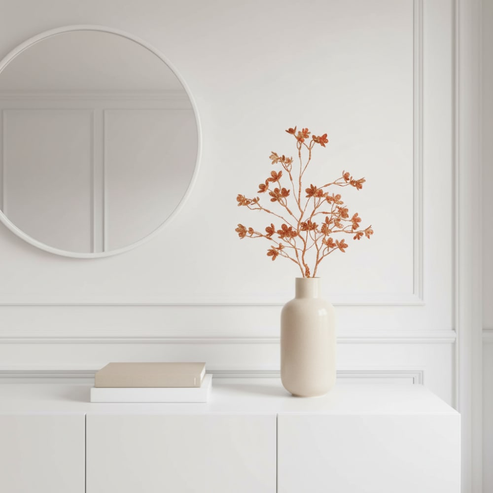 Künstlicher glitzernder Holzzweig H63, Gold - Maisons Du Monde