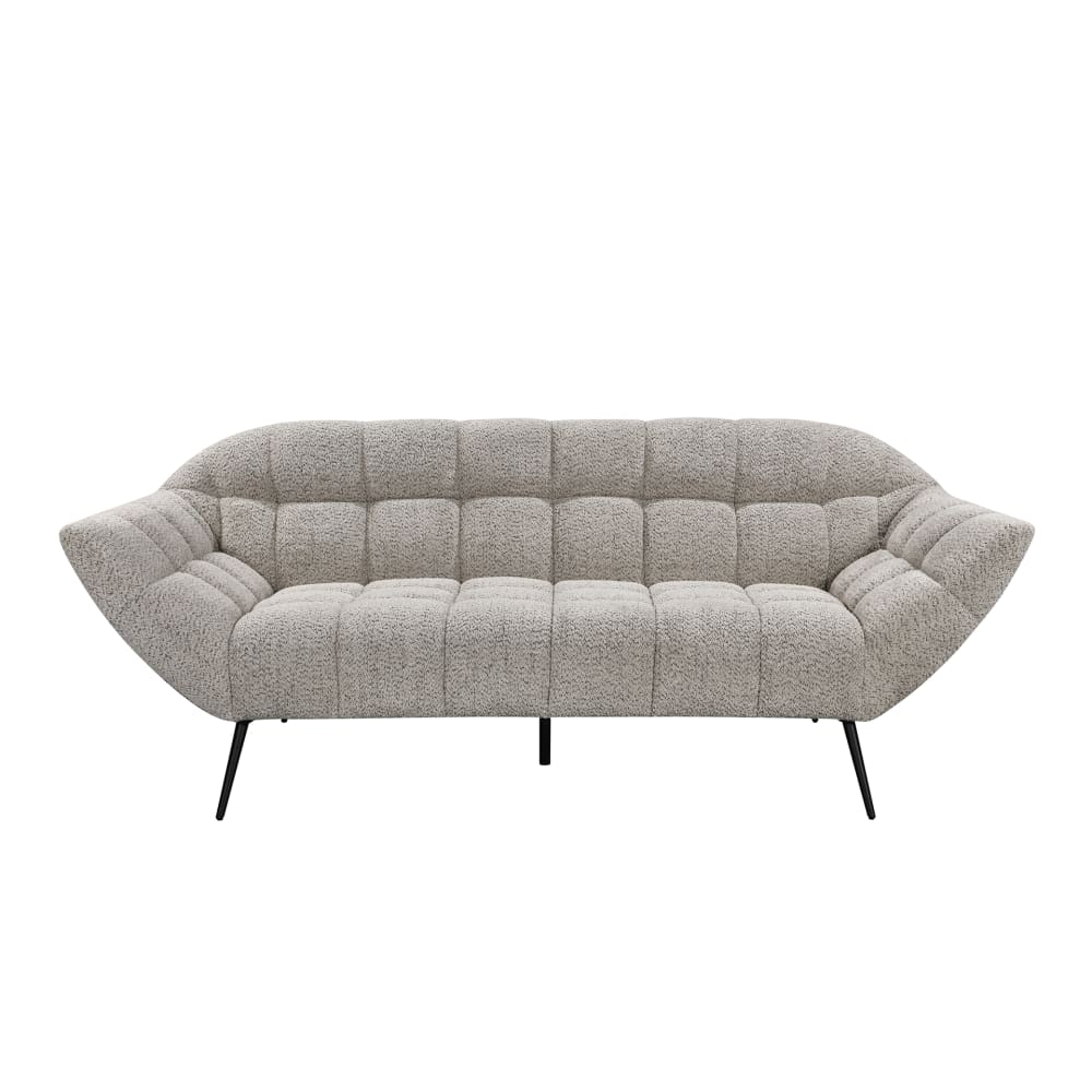 sofa en polyester gris