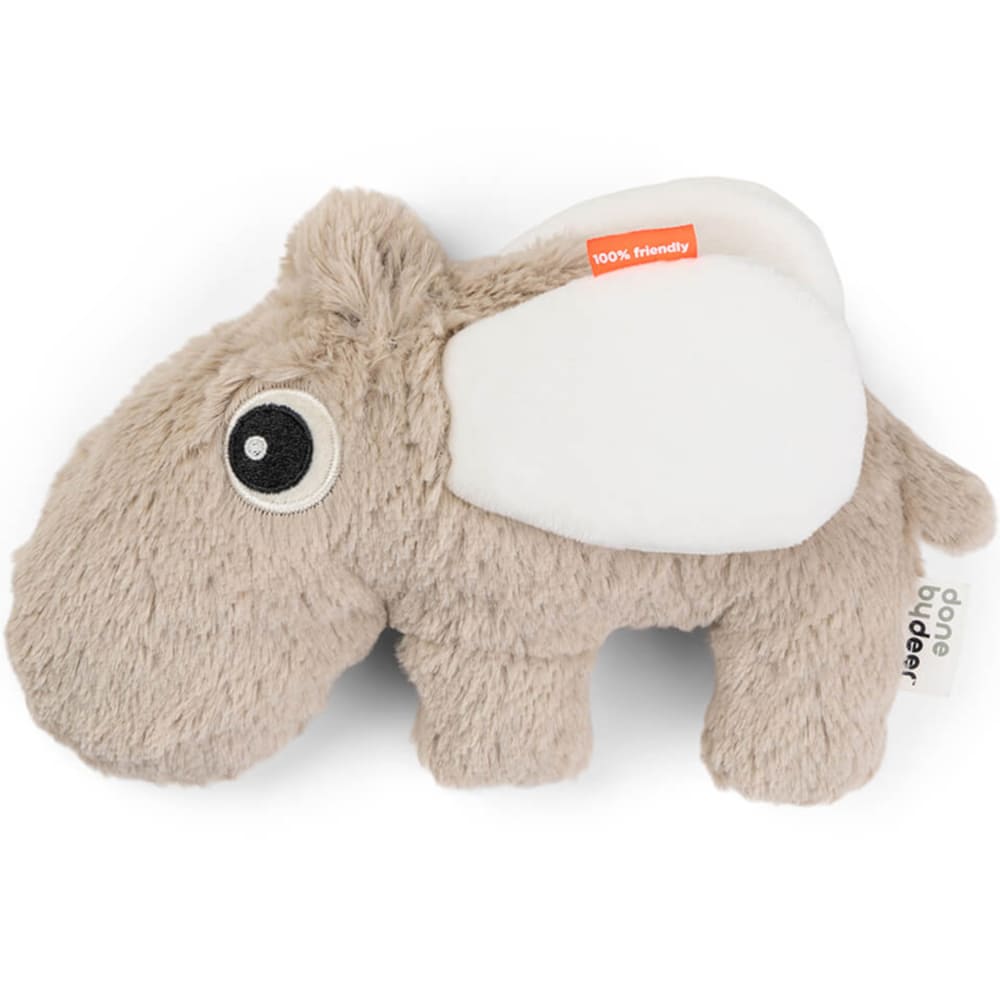 DONE BY DEER - Hippopotame très doux. Conseils d'entretien - Lavable à 40°C. - Ne pas passer au sèche-linge. Age conseillé : Dès la naissance