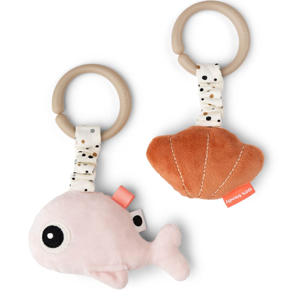 Lot de 2 jouets d'éveil à suspendre Lot de 2 jouets d'éveil à suspendre