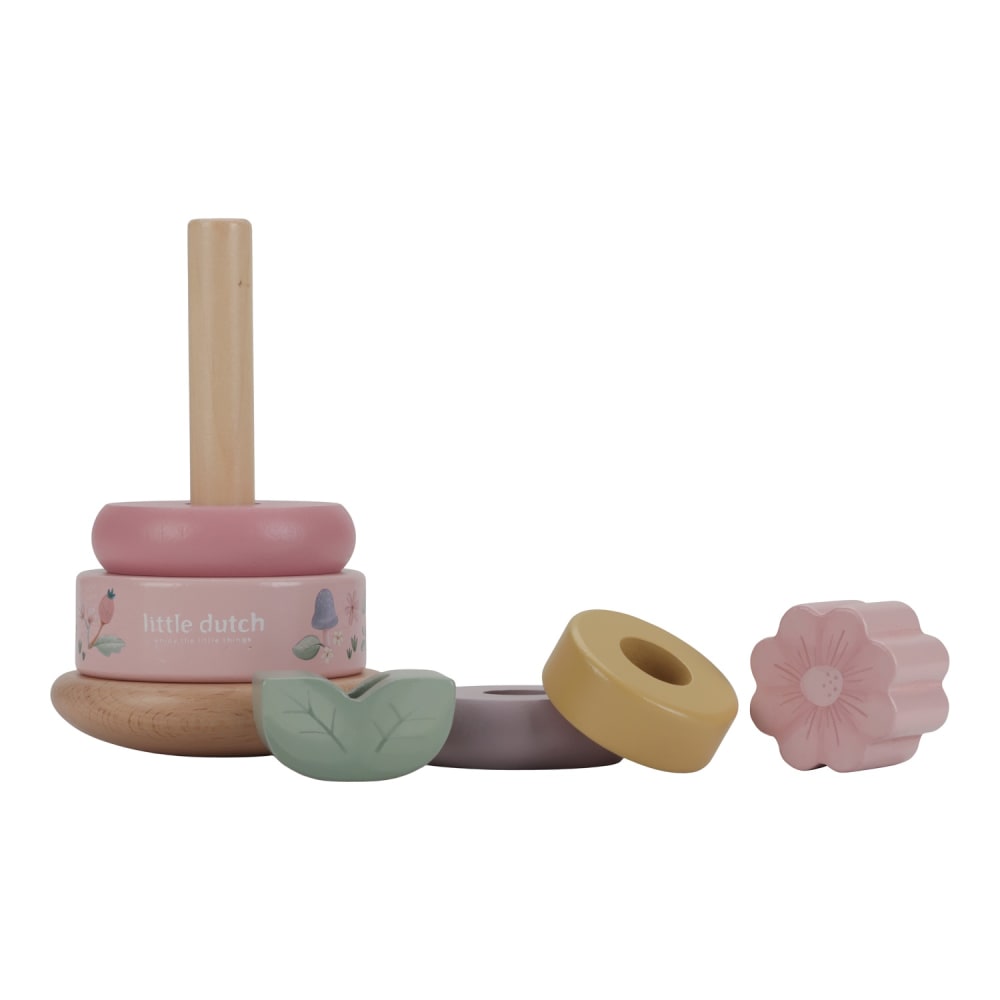 Holzstapelturm mit Ringen Fairy Garden - Maisons Du Monde