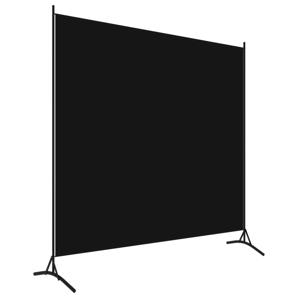 Cloison de séparation tissu noir 175x180 cm