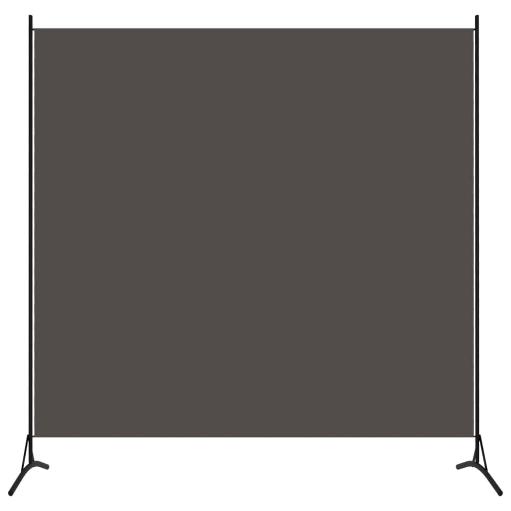 Cloison de séparation anthracite tissu 175x180 cm — vue 3