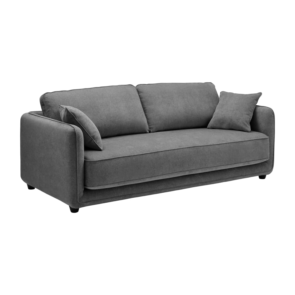 Canapé convertible 4 places anthracite
