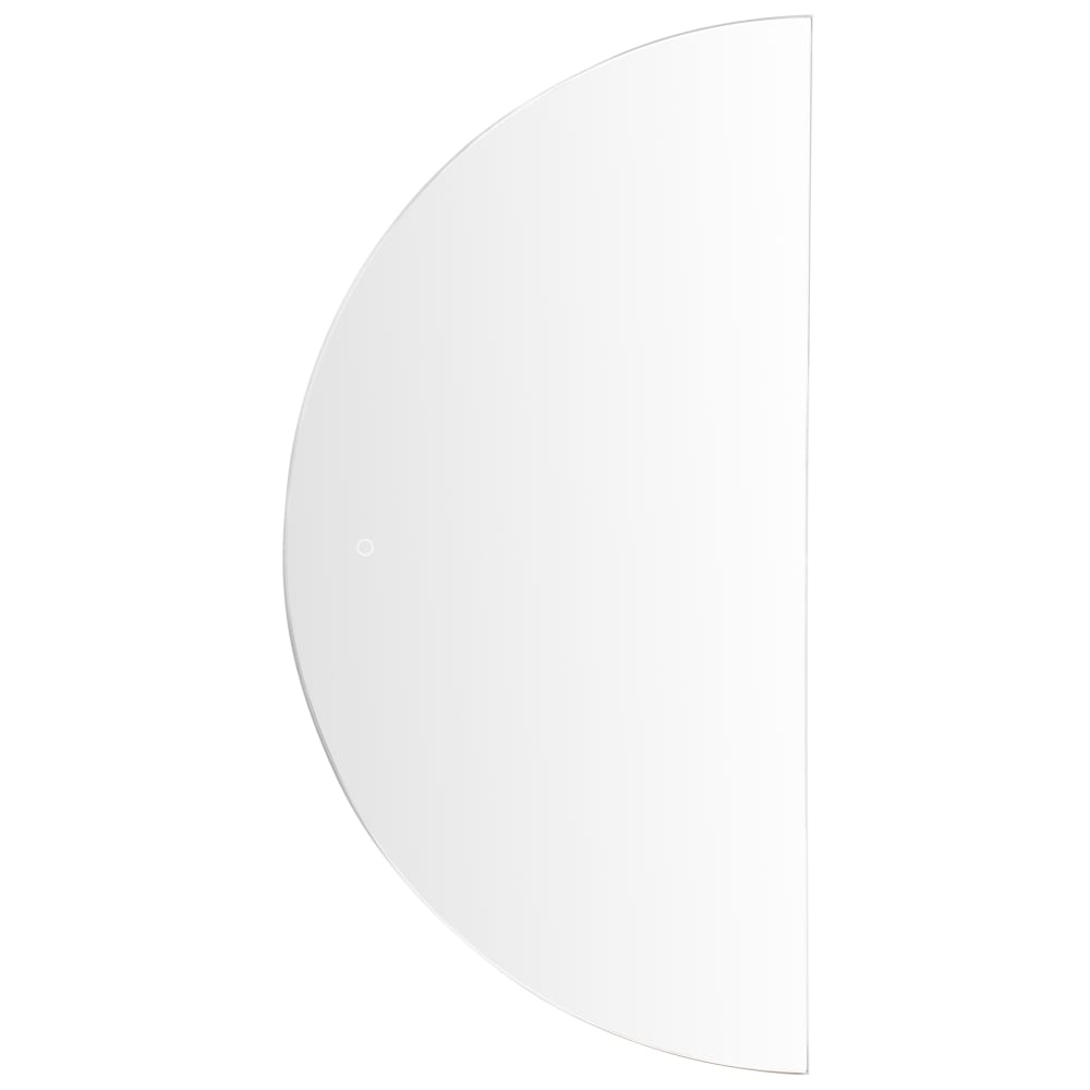 Miroir de salle de bain LED en verre argenté 120x60