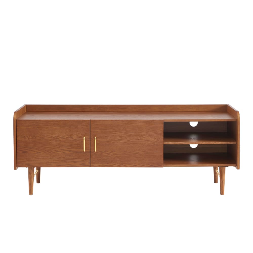 Meuble TV placage frêne 150cm