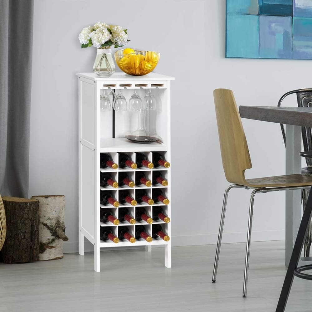 Casier a vin blanc 42x24,5x96cm - Maisons du Monde