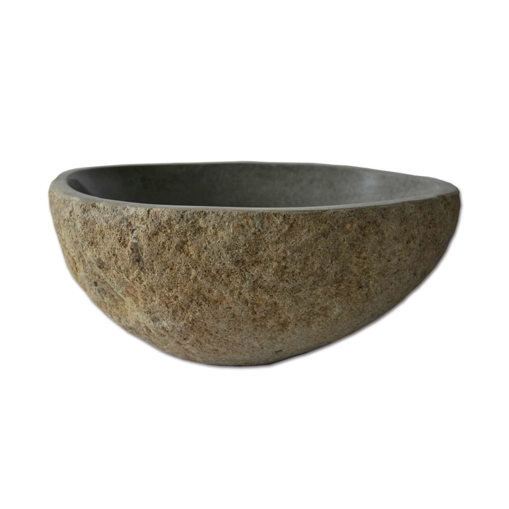 Vasque à poser en pierre de rivière  30 × 30