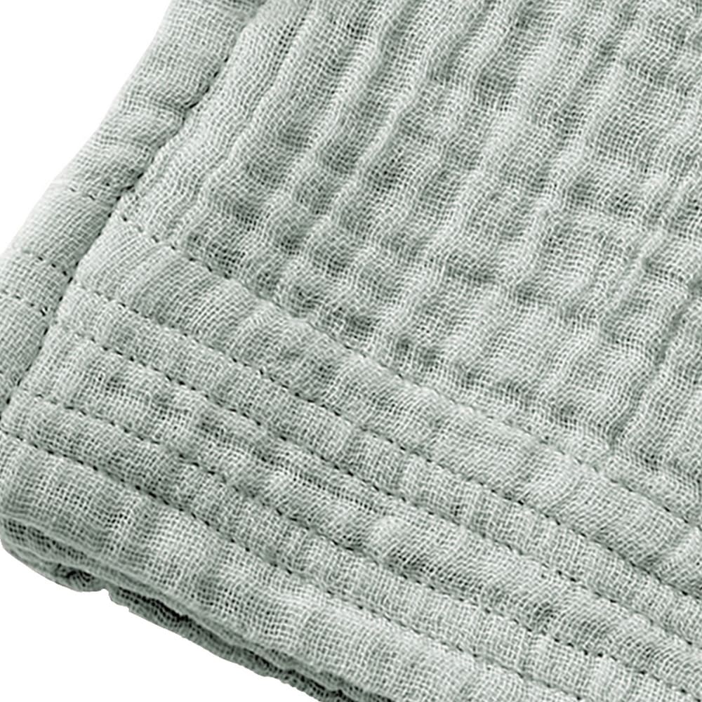 Serviette de bain gaze de coton eucalyptus 30x50 cm - Maisons du Monde