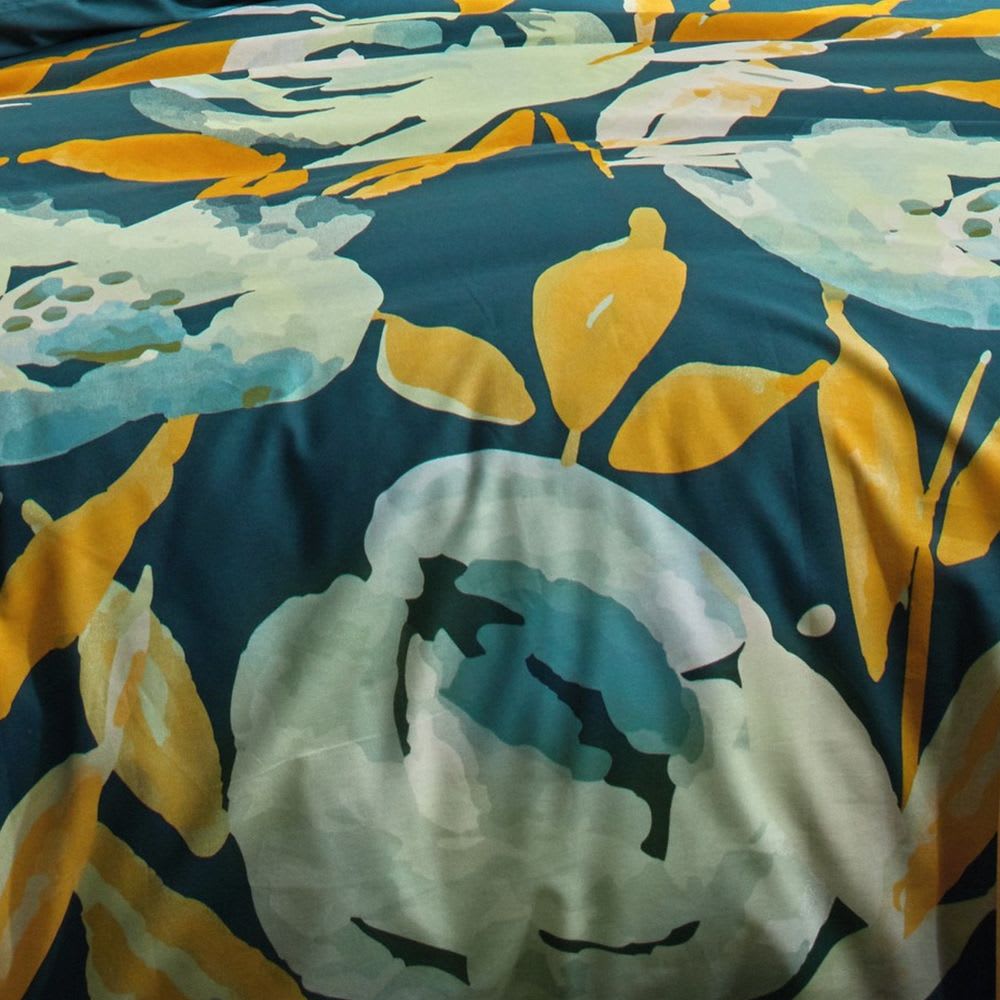 Parure de lit 2 places coton à motifs 220x240 cm - Maisons du Monde