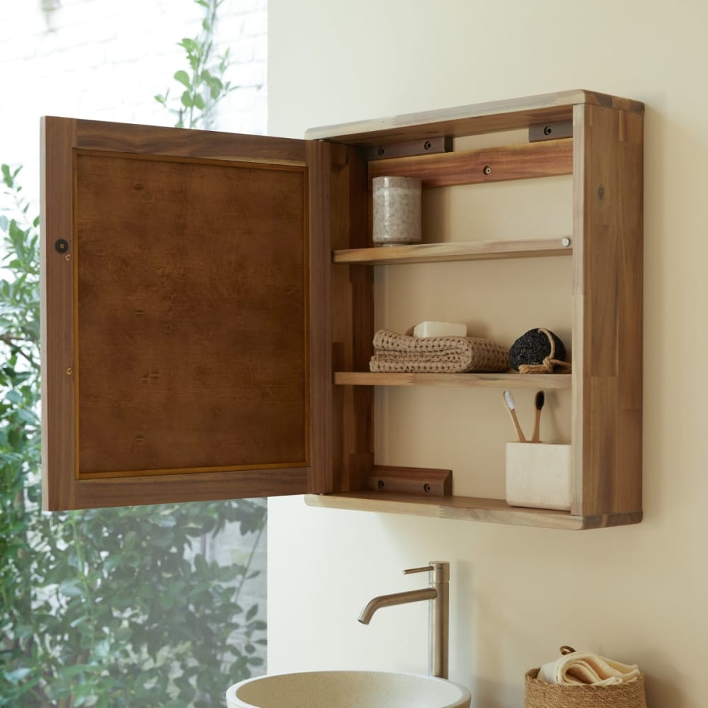 Spiegelschrank aus massivem Akazienholz - Maisons Du Monde