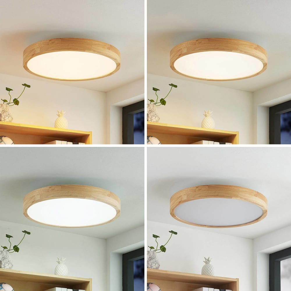 Plafonnier en bois marron - Maisons du Monde