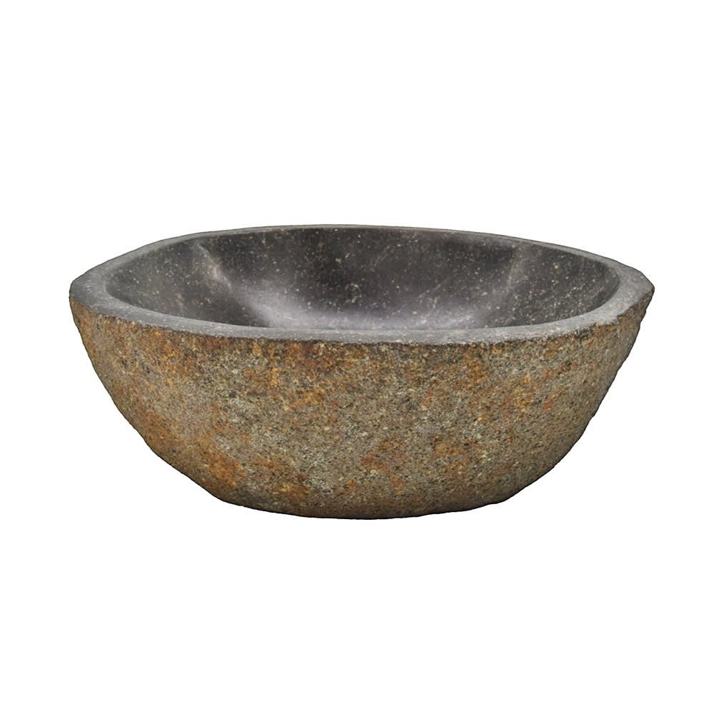 Vasque à poser en pierre de rivière