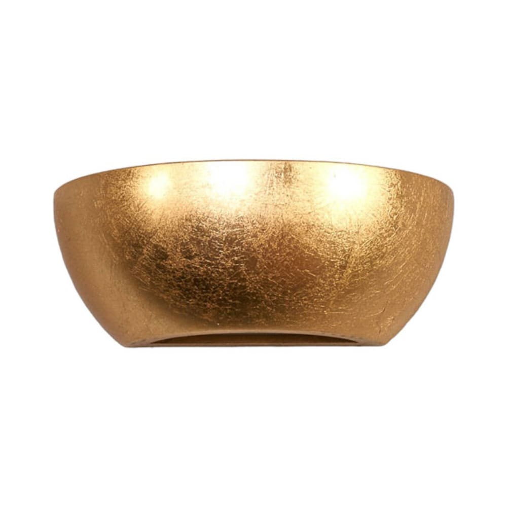 Lindby Wandleuchte, Wandlampe Innen aus Gips/Ton, gold / messing style modern - Steingut